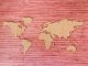 world map wall decor